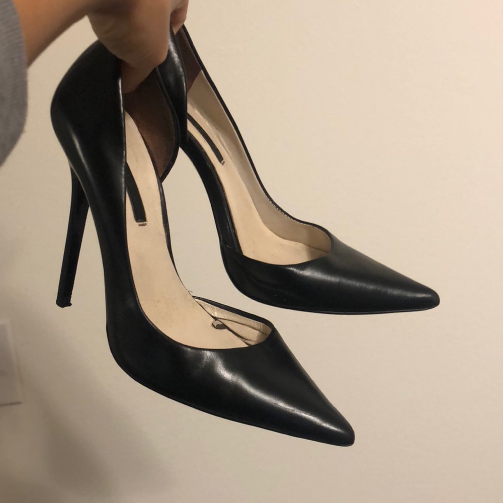 Black heels